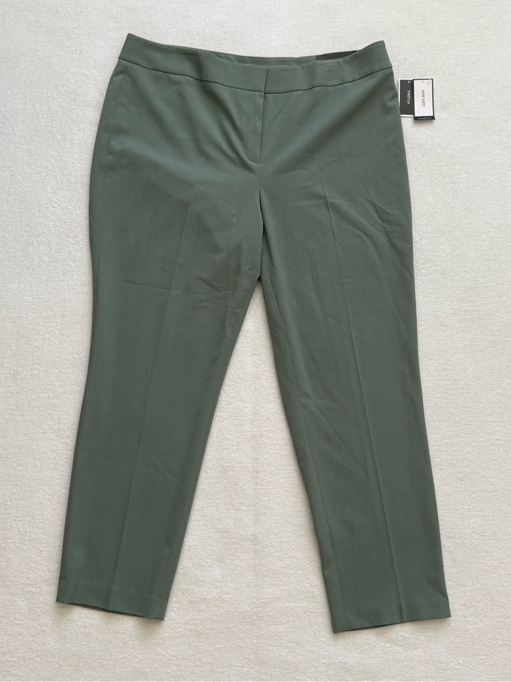 Skinny Ankle Dress Pants Sage Green Size 16 Business Casual NWT